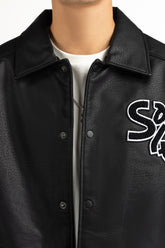 Regular Fit PU Jackets MN-JKT-WS24-045